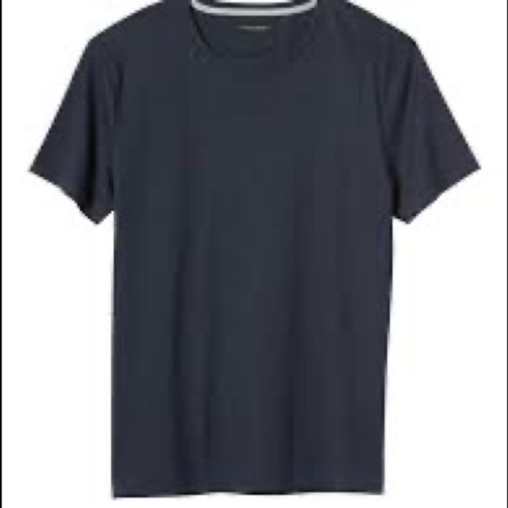 Banana Republic Luxury Touch Crew Size L Navy NWOT